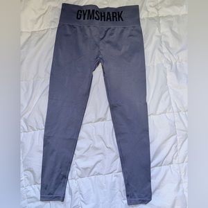 Gymshark fit leggings in steel blue, size small.